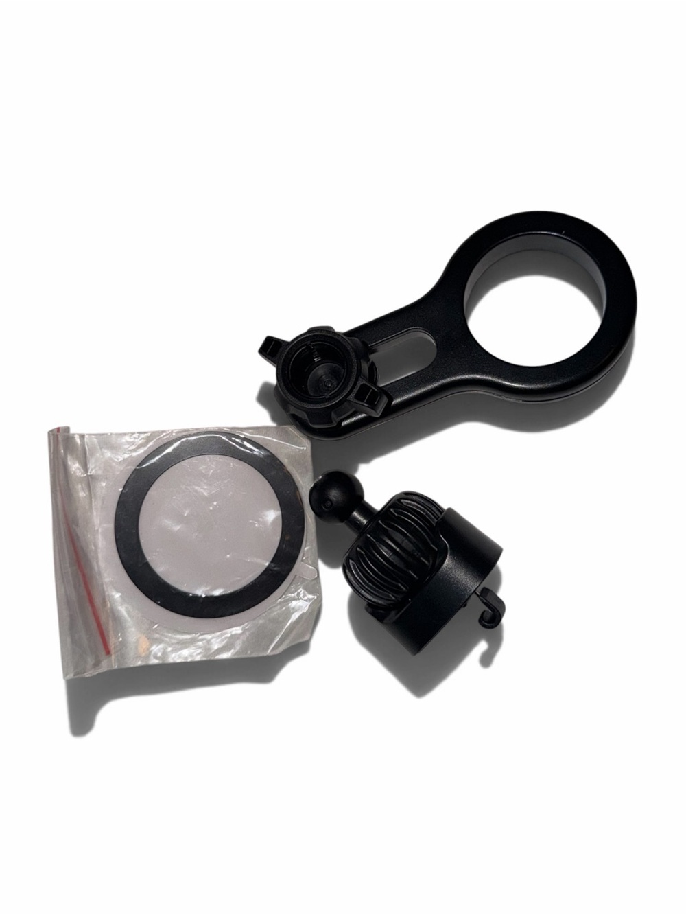 Universal Black Bicycle Handlebar Phone Mount Adapter